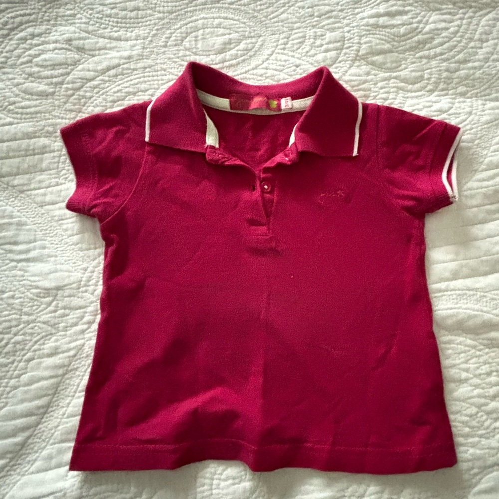 Kids' Classic Polo Shirt in Red